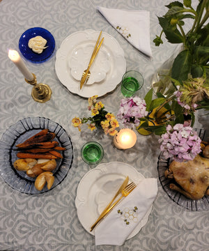 Ezra Dinner Plate & Bread Plate Set