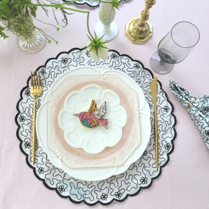 Warehouse Sale - intricate embroidered napkin or placemat