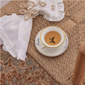 Warehouse Sale - Hand woven leaf napkin ring